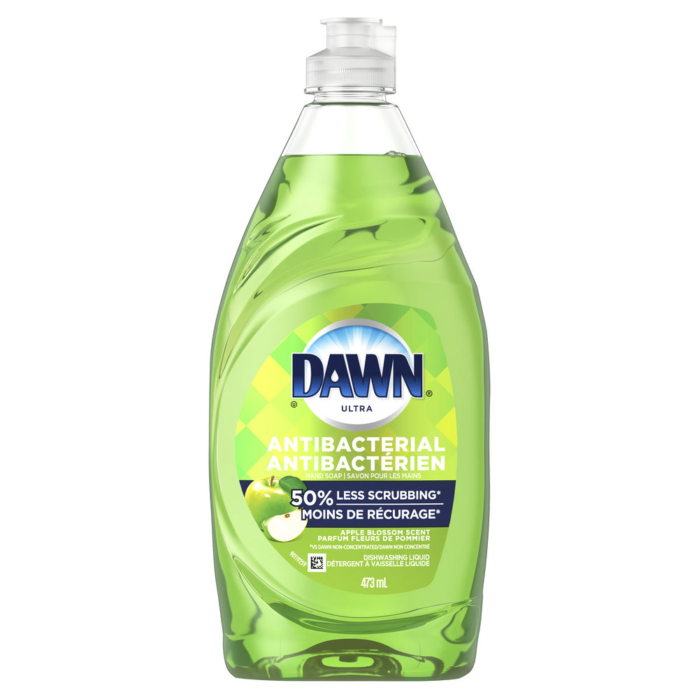 Dawn Ultra 532 ML Apple Blossom Scent Antibacterial Hand Soap and Dishwashing Liquid Dish Soap Cleaners, Disinfectants and Supplies