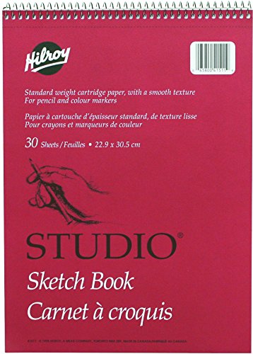 Hilroy Perferated Edge Studio Sketch Book 9x12in