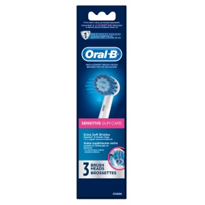 Oral-B Sensitive Replacement Electric Toothbrush Head 3 Count - 3 Ct