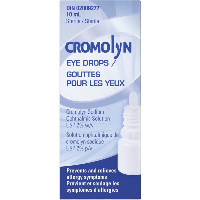 Cromolyn Cromolyn Eye Drops 10.0 ML Nasal Rinses, Sprays and Strips