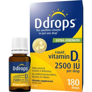 Ddrops Ddrops Adult 2500 IU Vitamin D3, 180 Drops 180.0 ML