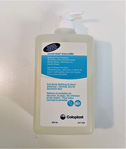 Coloplast Gentle Rain Extra Mild Shampoo Hair Body 21Oz Hypoallergenic 1/ea 7233 Shampoo and Conditioners