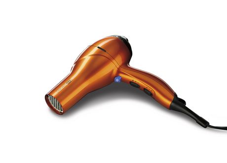 Infinitipro by Conair 1875Watt Full Size Ceramic Ionic Hair Dryer with Vortex Fan Technology Orange
