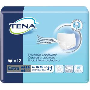 Tena Protective Incontinence Underwear, Extra Absorbency, X-Large 12.0 Count