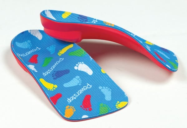 PowerStep Pinnacle Junior 3/4 Insoles Children’s Pain Relief Shoe Insert Orthopedic