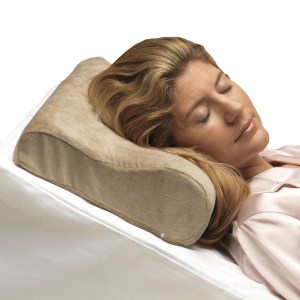 PCP Memory Foam Cervical Pillow  Beige  Travel Size