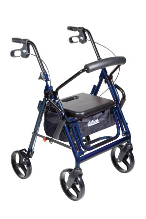795b Duet Dual Function Transport Wheelchair Walker Rollator