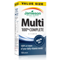Jamieson 100% Complete Multivitamin Men 50+ 150CL Vitamins And Minerals