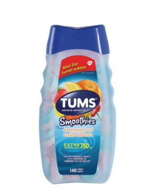 Tums Tums Extra Strength Smoothie Assorted Fruit - 140 Count