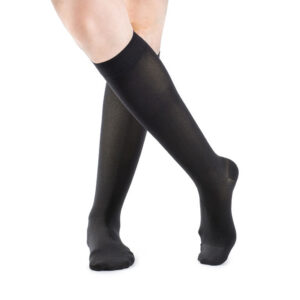 Sigvaris 20-30 MmHg Closed Toe Black Small Short Soft Opaque 840 Calf for Women - 842CSSW99