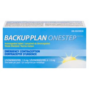 Backup Plan Contraception 1 Tablet Condoms and Contraceptives