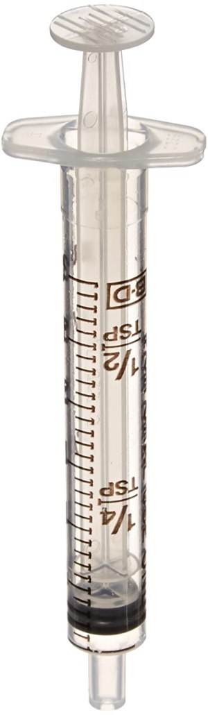Bd 305220 Clear Barrel Oral Syringe With Non Luer Tip, 3 Ml 100 Ea