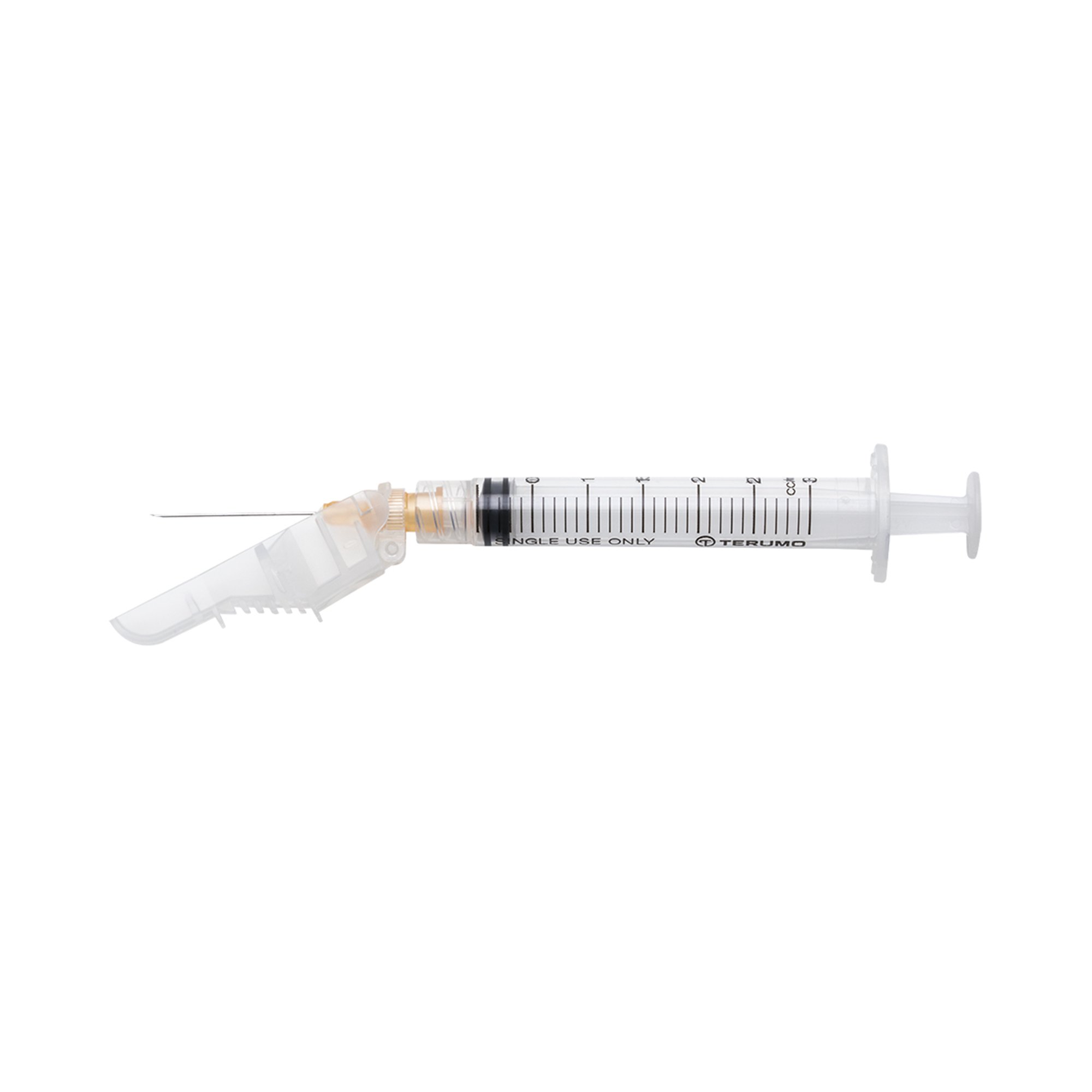 Terumo SG3-03L2525 Syringe with Hypodermic Needle SurGuard 3 mL 25X1 Inch Ultra Thin Wall Hinged Safety Needle 100 EA Needles and Syringes (IM & SC)