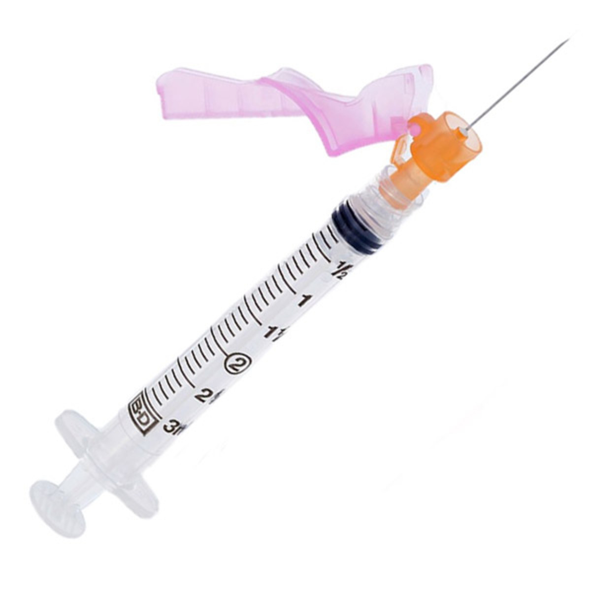 Bd 305780 Luer-lok Syringe With Bd Eclipse Safety 1ml 25g X 5/8″ 50 Per Box Needles and Syringes (IM & SC)