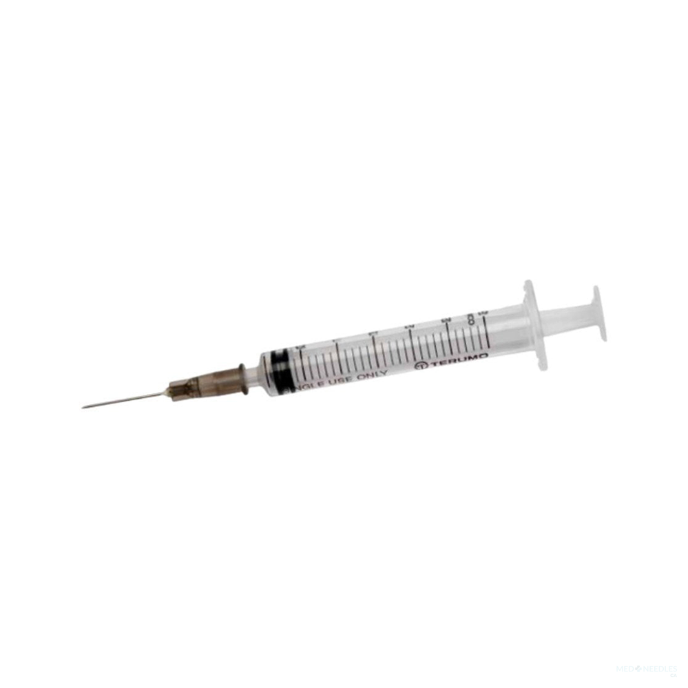 Terumo SS-03L2525 Syringe & Needle, 3mL, Luer Lock, 25GX 1″, Hypodermic, 100/BX, SS-03L2525 Needles and Syringes (IM & SC)