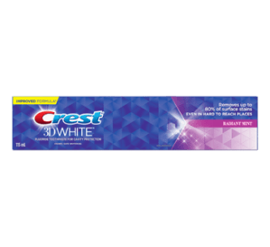 Crest 3D White Whitening Toothpaste, 115 ml, Radiant Mint
