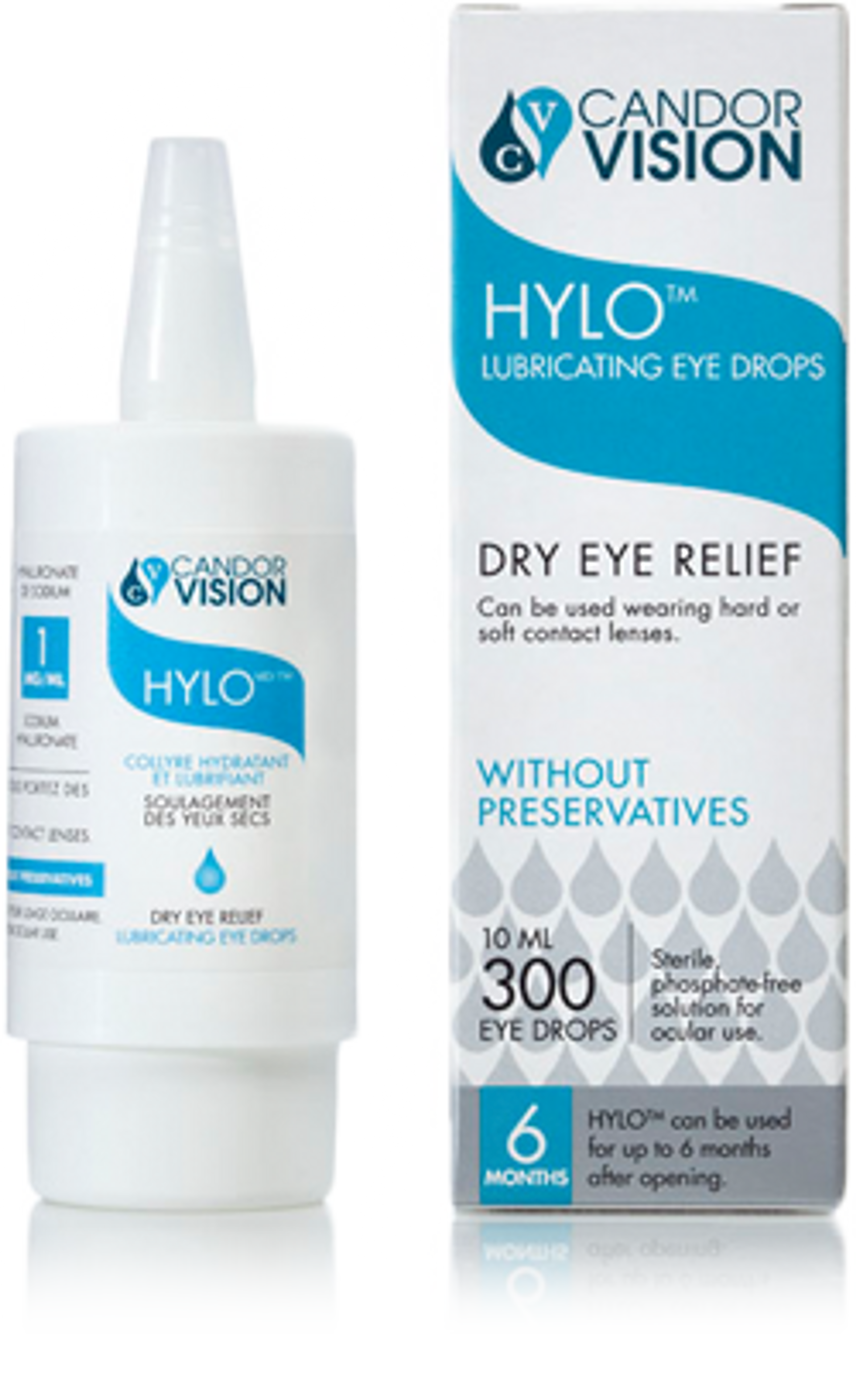 CandorVision Hylo-Dual Lubricating Eye Drops Eye Preparations