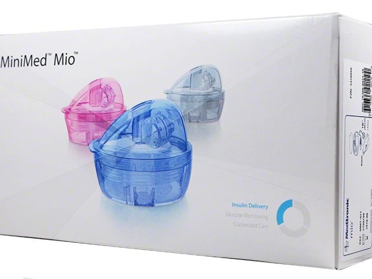 MiniMed mio® Infusion Set 6mm, 23 inch Tubing Blue MMT-943