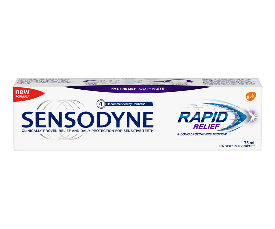Sensodyne Rapid Relief Toothpaste For Sensitive Teeth 75 Ml