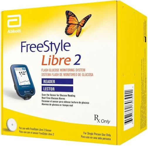 Freestyle Libre 2 Flash Glucose Monitoring System Reader 2  1ea Glucose Monitoring