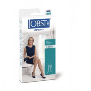 Jobst UltraSheer Compression Tights 20-30mmhg Fingers Size M Size Natural Color One Pair