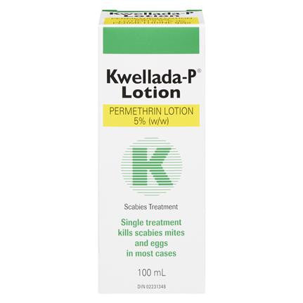 Kwellada-P Lotion Permethrin Lotion 5% (w/w) 100mL Lice Treatments and Combs