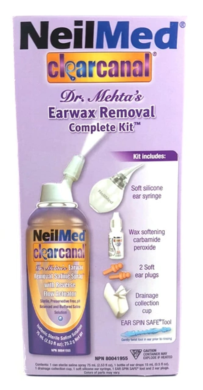NeilMed Clear Canal Earwax Removal Complete Kit 75mL