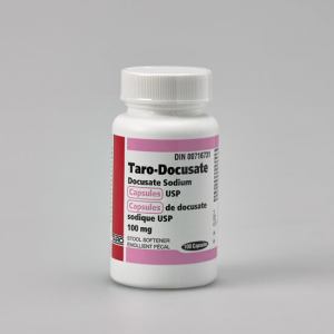 OTC Taro-Docusate Sodium Stool Softener 100 mg, 100 Capsules