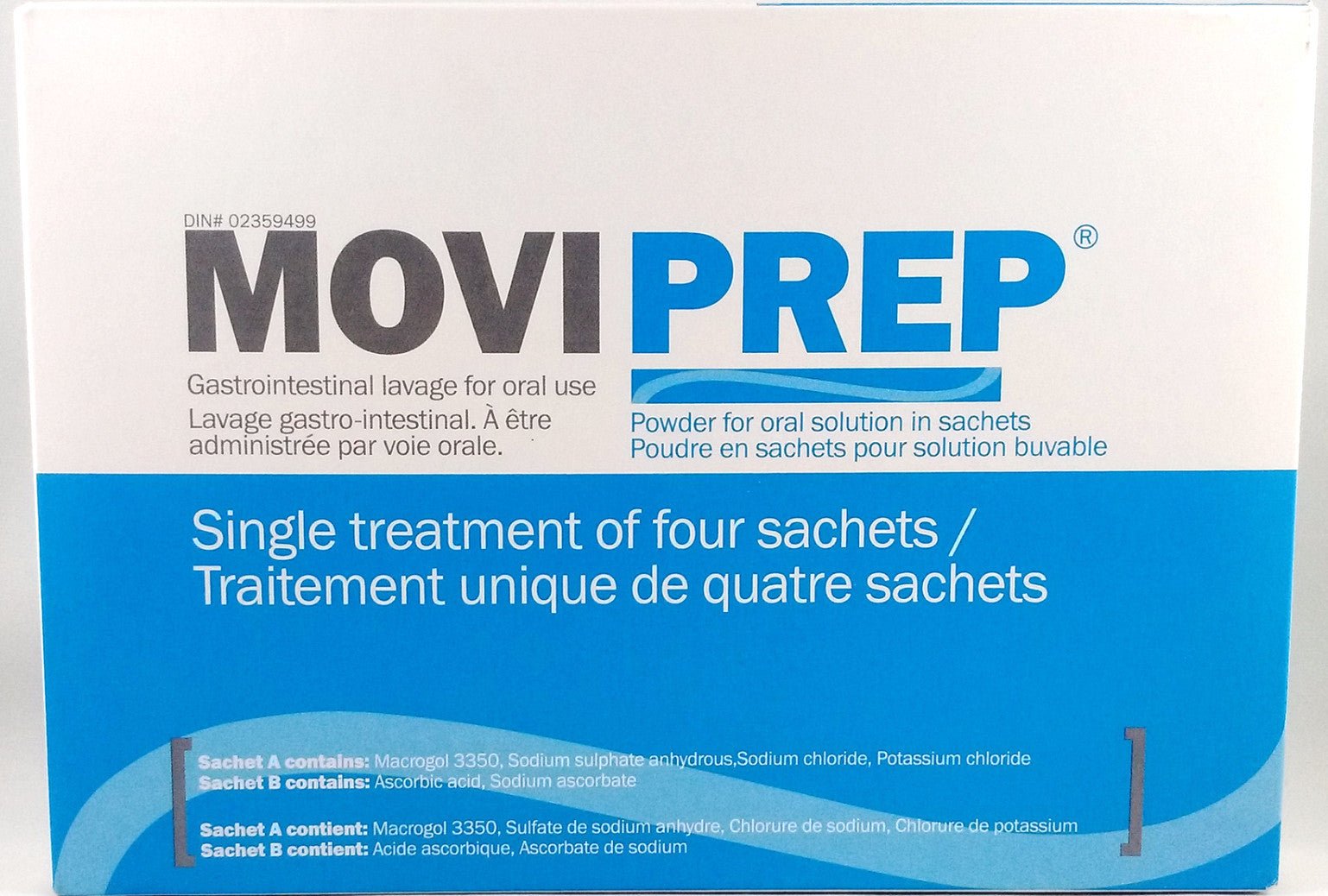 MOVIPREP Bowel Prep Solution 3350, 121g - CTC Health