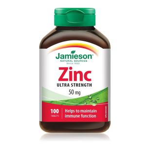 Jamieson Zinc Ultra Strength 50 mg, 100 Tablets