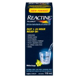 Reactine Allergy Liquid 118ml