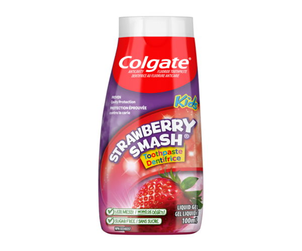 Colgate Kids 2 in 1 Liquid Gel Strawberry Toothpaste 100ml - CTC Health