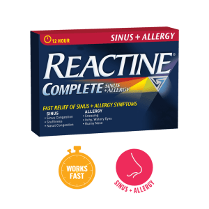 Reactine® Complete Sinus + Allergy Relief, 30 Tablets