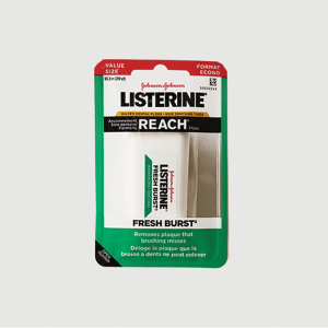 Listerine Waxed Dental Floss - Fresh Burst, 200 Yards