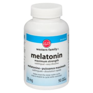 Western Family Melatonin Maximum Strength Sublingual, 90 Each