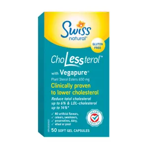 Swiss Cholessterol With Vegapure - Clinically Proven Cholesterol Lowering Formula