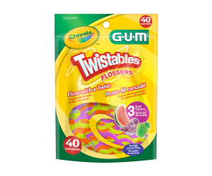 Gum Crayola Twistables Dental Flossers
