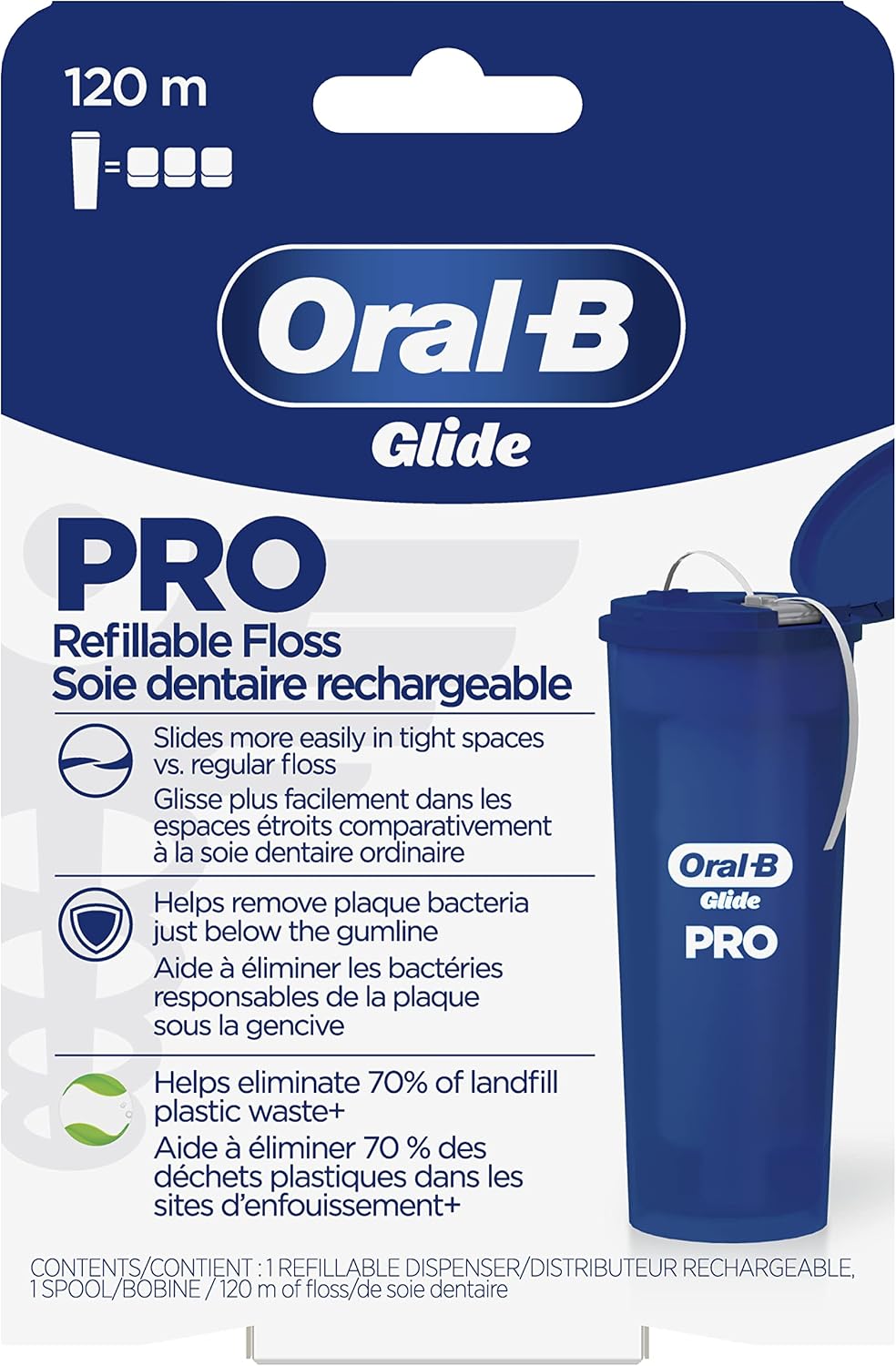 Oral-B Glide PRO Floss Holder 120m Starter Kit