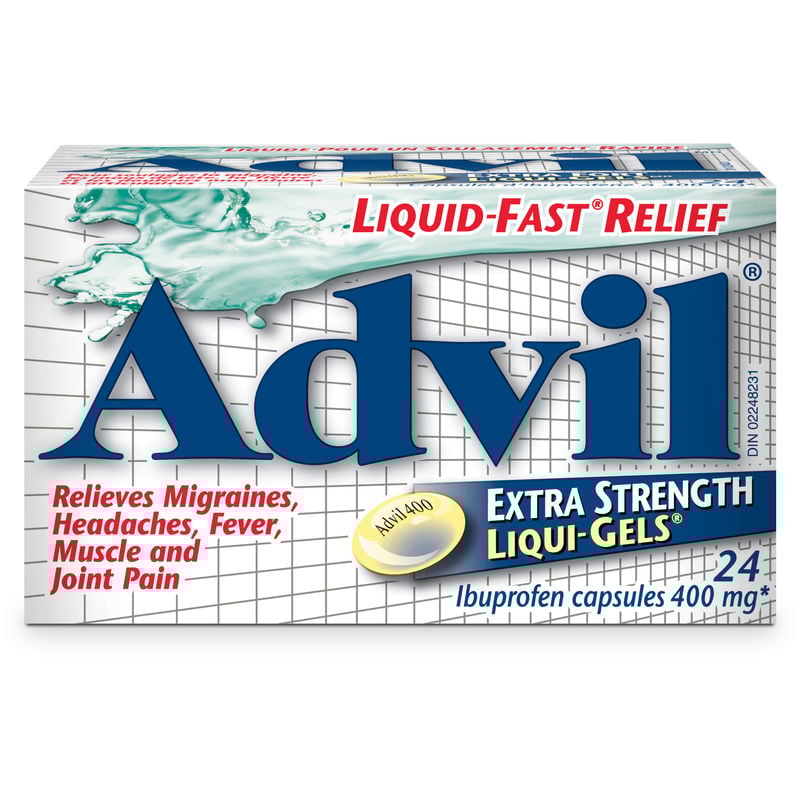 Advil Extra Strength Liqui-Gels - Fast Relief for Headaches, Migraines, and Pain, 24 Count
