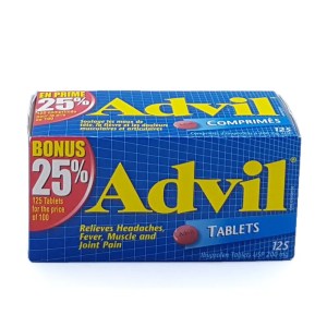 Advil Ibuprofen Tablets - Fast and Effective Pain Relief, 125 Count