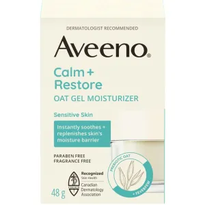 Aveeno Calm + Restore Oat Gel Moisturizer for Sensitive Skin