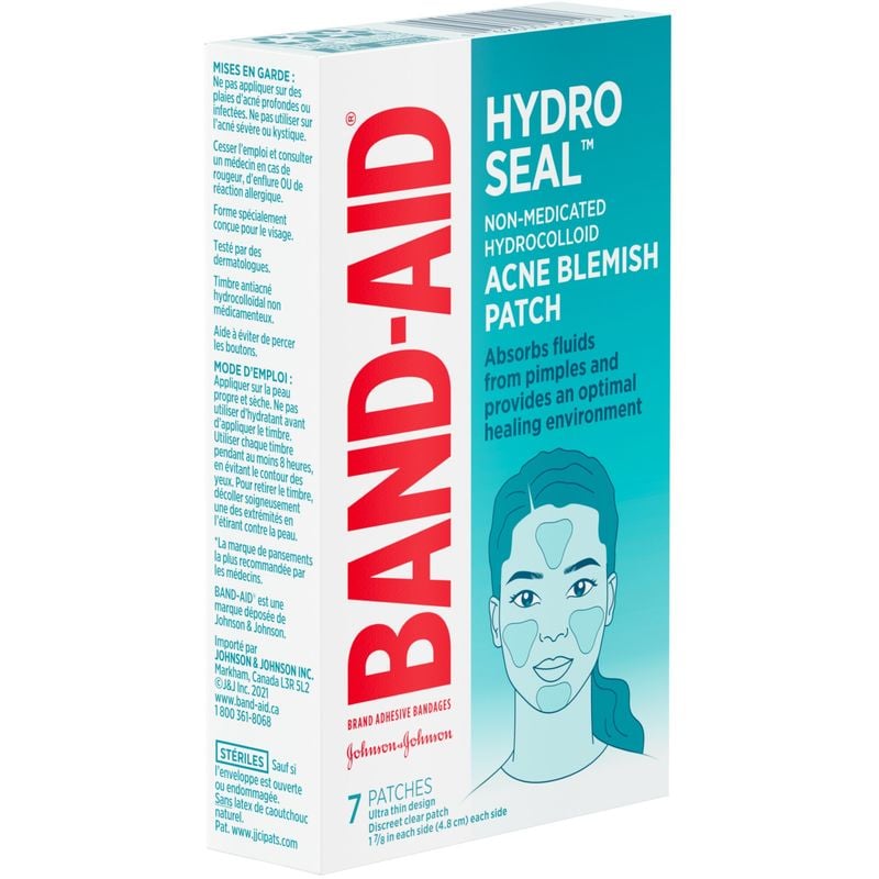 Band-Aid Hydro Seal Acne Blemish Patch - Hydrocolloid Pimple Patches, Face Pimple Spot Care - Image 2