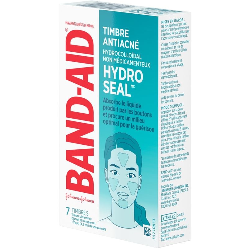 Band-Aid Hydro Seal Acne Blemish Patch - Hydrocolloid Pimple Patches, Face Pimple Spot Care - Image 3