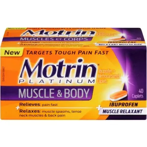 Motrin Platinum Muscle & Body Pain Relief - 40 Caplets
