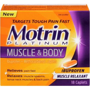 Motrin Platinum Muscle & Body Pain Relief - Fast Relief for Tense Muscles and Pain