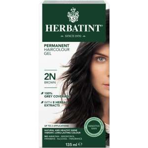 Herbatint Permanent Natural Hair Color Gel 2N Brown