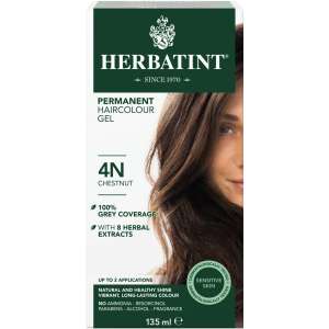 Herbatint Permanent Natural Hair Color Gel 4N Chestnut