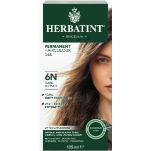 Herbatint Permanent Natural Hair Color Gel 6N Dark Blonde