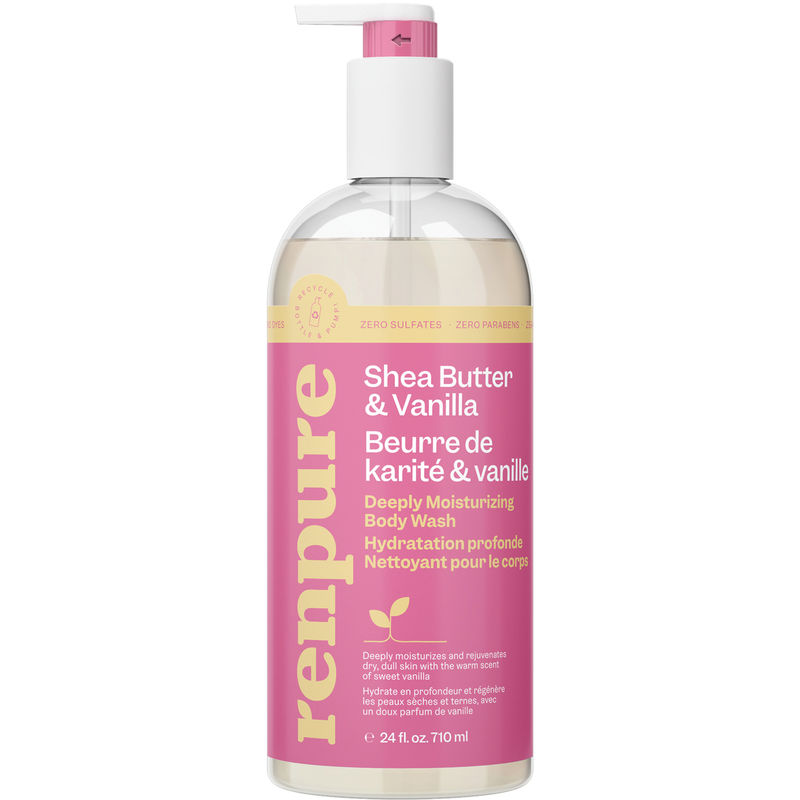 Renpure Shea Butter & Vanilla Body Wash 710 mL