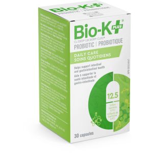 Bio-K Daily Care 12.5 Billion Probiotic Capsules - 30 Count